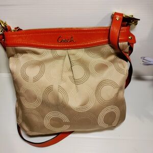 Coach Ashley dotted op art hippie 2WAY shoulder bag